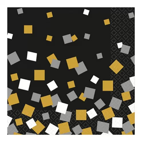 Салфетки черные Голливуд (16 шт.) Салфетки черные Голливуд (16 шт.)