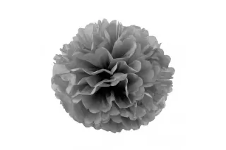 Помпон серый (20 см) Помпон серый (20 см)