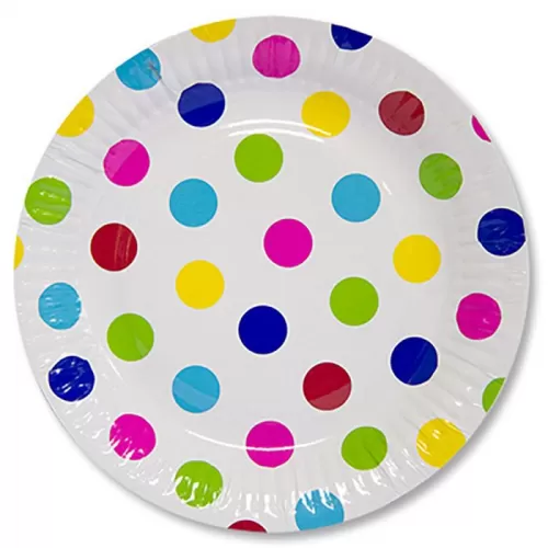 Тарелки одноразовые «Горошек» (6 шт.) Тарелки одноразовые «Горошек» (6 шт.)