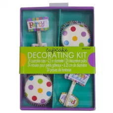 Топперы и формы для кексов «Горошек»  Топперы и формы для кексов «Горошек»