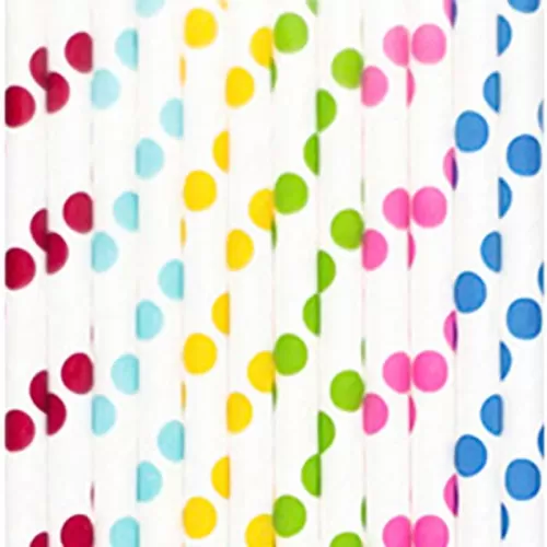 Трубочки бумажные «Горошек» (12 шт.) Трубочки бумажные «Горошек» (12 шт.)