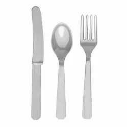 Столовые приборы серебро (3х8 шт.) Столовые приборы серебро (3х8 шт.)