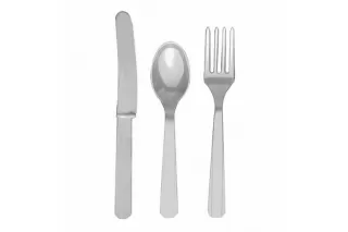 Столовые приборы серебро (3х8 шт.) Столовые приборы серебро (3х8 шт.)