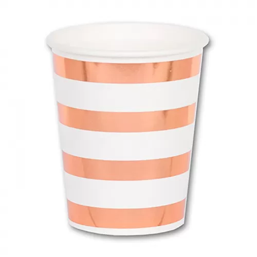 Стаканы бумажные Розовое Золото (6 шт.) Стаканы бумажные Розовое Золото (6 шт.)