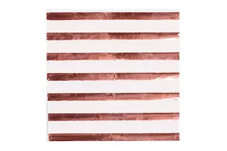 Салфетки Полоска розовое Золото (6 шт.) Салфетки Полоска розовое Золото (6 шт.)