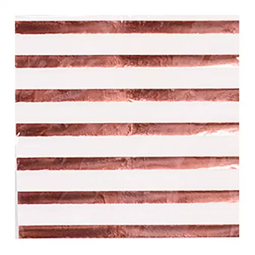 Салфетки Полоска розовое Золото (6 шт.) Салфетки Полоска розовое Золото (6 шт.)