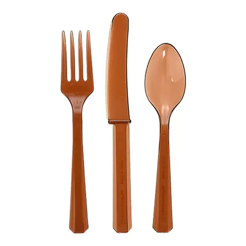 Столовые приборы шоколадные (24 шт.) Столовые приборы шоколадные (24 шт.)