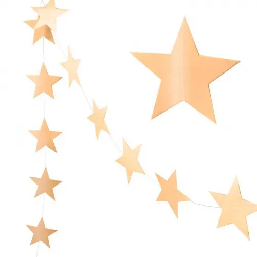 Гирлянда Звезды золотые 