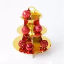 Подставка для десертов золотая Подставка для десертов золотая