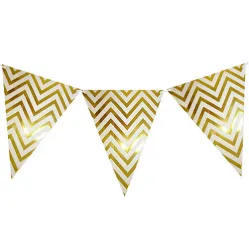 Флажки золотые Шеврон