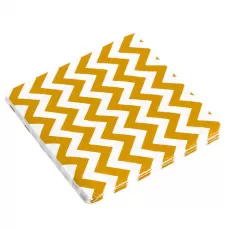 Салфетки Шеврон золото (20 шт.) Салфетки Шеврон золото (20 шт.)