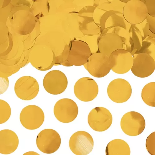 Конфетти Золото круги Конфетти Золото круги