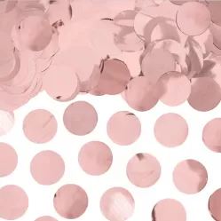 Конфетти Золото розовое круги Конфетти Золото розовое круги