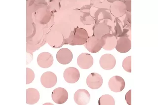 Конфетти Золото розовое круги Конфетти Золото розовое круги