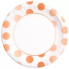 Тарелки Золото розовое горошек (8 шт.) Тарелки Золото розовое горошек (8 шт.)