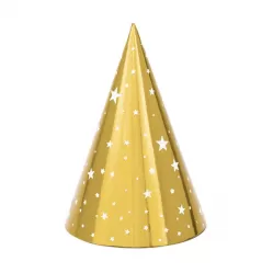Колпачки золотые со звездами (6 шт.) Колпачки золотые со звездами (6 шт.)