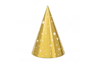 Колпачки золотые со звездами (6 шт.) Колпачки золотые со звездами (6 шт.)