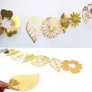 Гирлянда Листья и Цветы золотые Гирлянда Листья и Цветы золотые