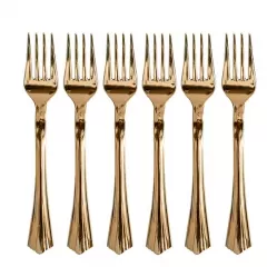 Вилки золотые (6 шт.)