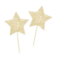 Топперы «Звезды Золото» (12 шт.) Топперы «Звезды Золото» (12 шт.)