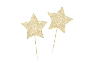 Топперы «Звезды Золото» (12 шт.) Топперы «Звезды Золото» (12 шт.)