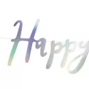 Гирлянда Нарру Birthday перламутровая Гирлянда Нарру Birthday перламутровая