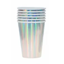 Стаканы серебро перламутр (6 шт.) Стаканы серебро перламутр (6 шт.)