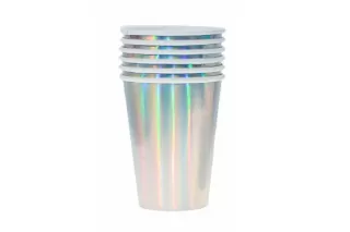 Стаканы серебро перламутр (6 шт.) Стаканы серебро перламутр (6 шт.)