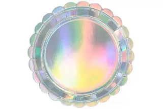 Тарелки серебро перламутр (6 шт.) Тарелки серебро перламутр (6 шт.)