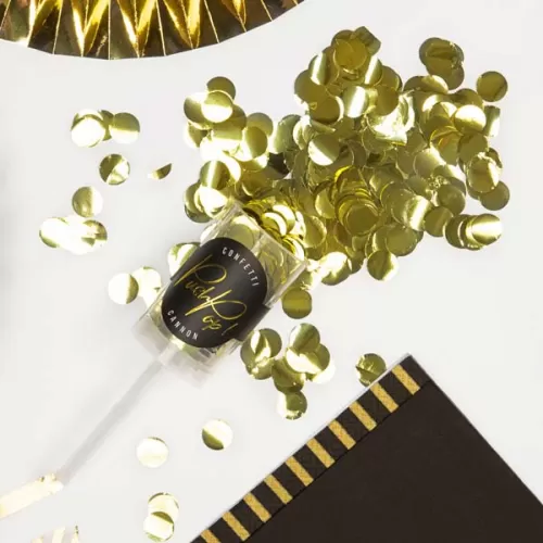 Хлопушка с конфетти Золото Хлопушка с конфетти Золото