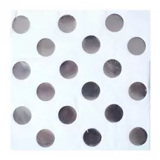 Салфетки Горошек серебро (6 шт.) Салфетки Горошек серебро (6 шт.)