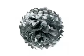 Помпон серебро (30 см) Помпон серебро (30 см)