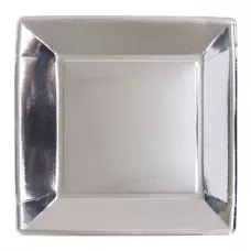Тарелки Серебро квадратные (25 шт.) Тарелки Серебро квадратные (25 шт.)