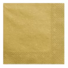 Салфетки золотые (20 шт.)