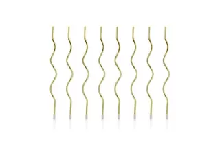 Свечи золотые Спираль (8 шт.) Свечи золотые Спираль (8 шт.)