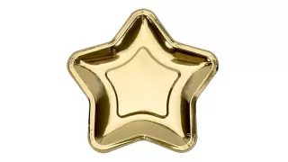 Тарелки золотая звезда 23 см (6 шт.) Тарелки золотая звезда 23 см (6 шт.)