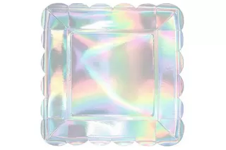 Тарелки серебро перламутр 23 см (6 шт.) Тарелки серебро перламутр 23 см (6 шт.)