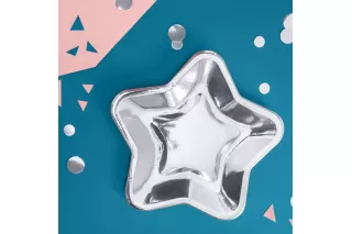 Тарелки Серебро звезда (6 шт.) Тарелки Серебро звезда (6 шт.)