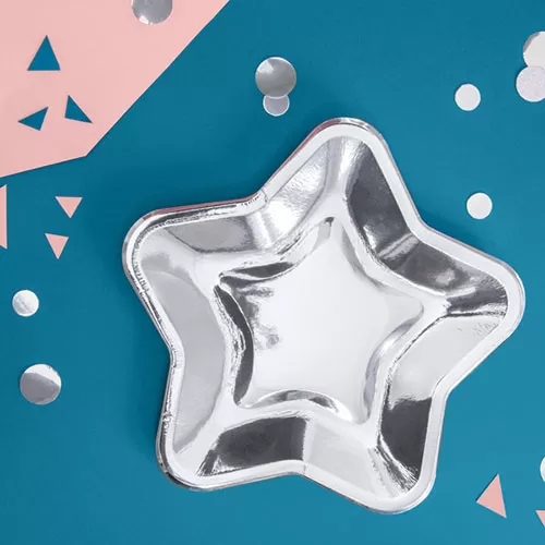Тарелки Серебряная звезда (6 шт.) Тарелки Серебряная звезда (6 шт.)