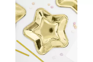 Тарелки Золотая звезда (6 шт.) Тарелки Золотая звезда (6 шт.)