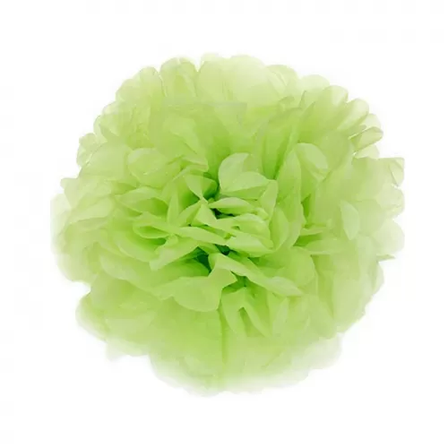 Помпон зеленый киви (40 см) Помпон зеленый киви (40 см)
