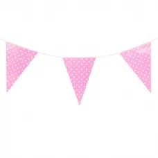 Флажки розовые Точки Флажки розовые Точки