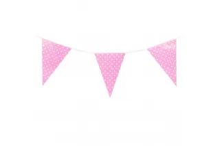 Флажки розовые Точки Флажки розовые Точки