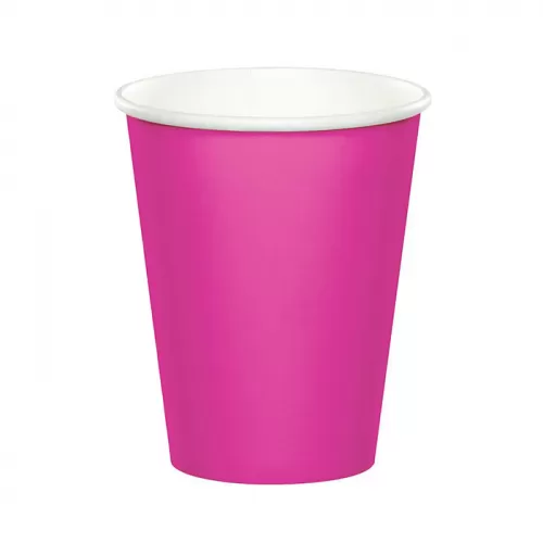 Стаканы одноразовые ярко-розовые (8 шт.) Стаканы одноразовые ярко-розовые (8 шт.)