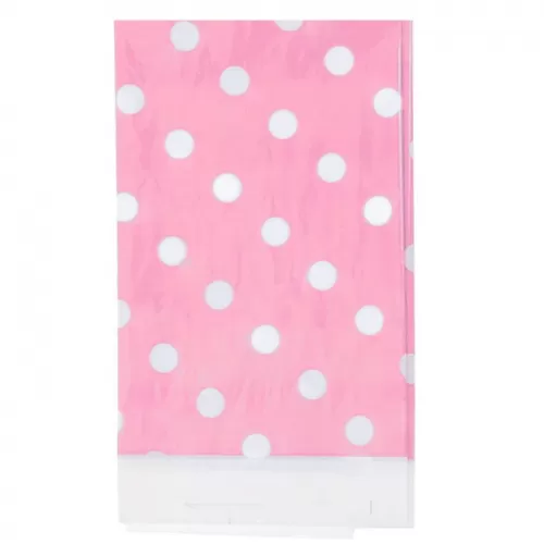 Скатерть розовая Горошек Скатерть розовая Горошек