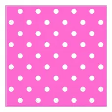 Салфетки розовые Горошек (20 шт.) Салфетки розовые Горошек (20 шт.)