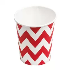 Стаканы красные Шеврон (6 шт.) Стаканы красные Шеврон (6 шт.)