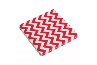 Салфетки красные Шеврон (20 шт.) Салфетки красные Шеврон (20 шт.)