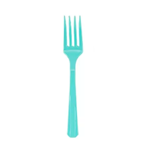 Вилки бирюзовые (20 шт.)