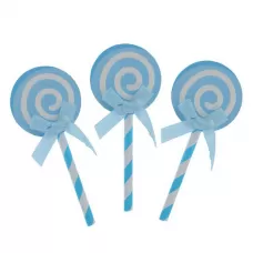 Топперы «Карамелька» голубые
